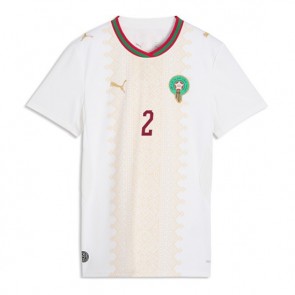 Marokko Achraf Hakimi #2 Udebanetrøje Dame VM 2026 Kortærmet